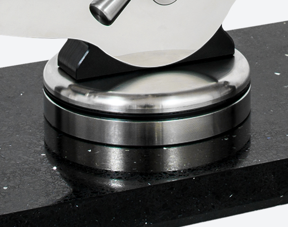 Jamonero Champions Inox. Base Silestone