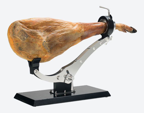 Jamonero Elite Inox. Base Silestone